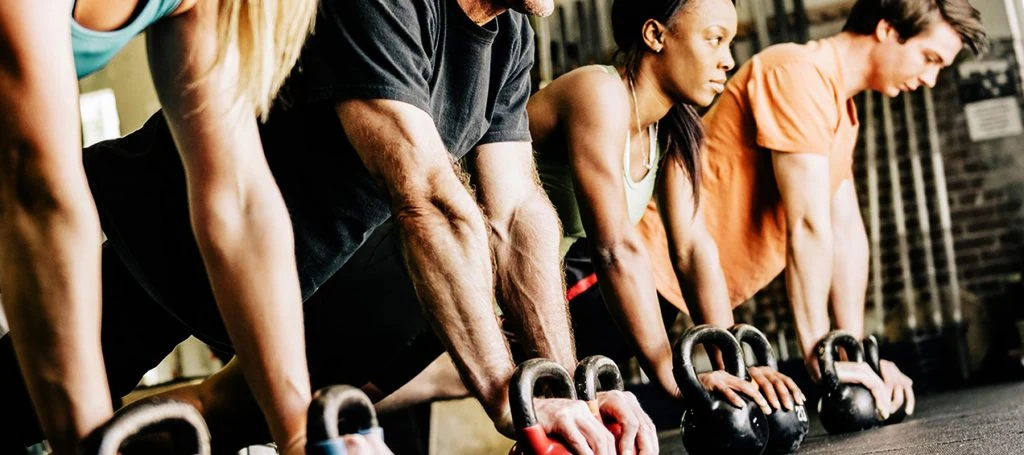 A HIIT class in progress at S20 Health and Fitness